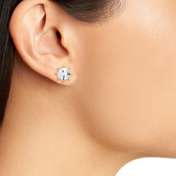 Kate Spade New York Flying Color Bezel Stud Crystal Earrings